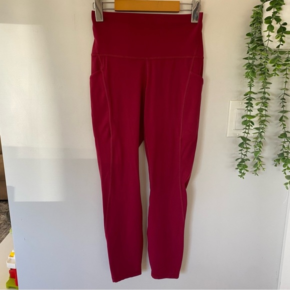 lululemon athletica Pants - Lululemon Athletica Berry High-Waisted Leggings Size 10